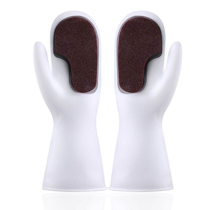 Magic Brush Glove Washing Dishes Cleaning Housework Non-Slip Waterproof Heat Insulation - Mubimart