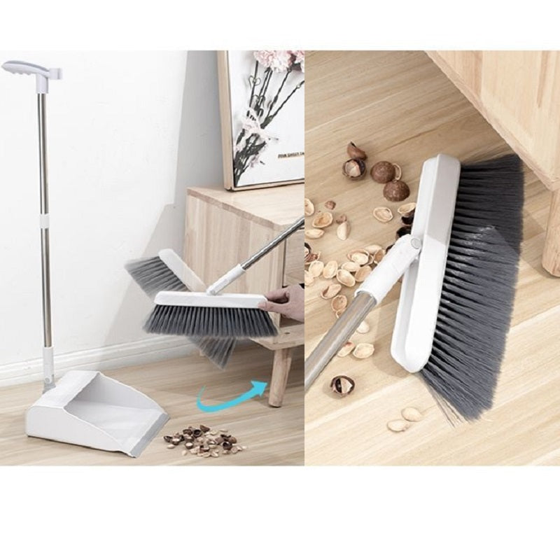 Magic Folding Broom Dustpan Set Combination - Mubimart -  