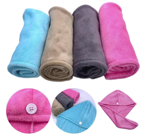 Magic Microfiber Hair Fast Drying Dryer Towel - Mubimart - Hair Towel 