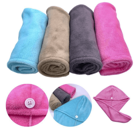 Magic Microfiber Hair Fast Drying Dryer Towel - Mubimart
