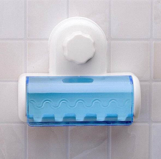 Magic Suction Wall Toothbrush Holder Toothbrush Holder - Mubimart