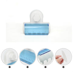 Magic Suction Wall Toothbrush Holder Toothbrush Holder - Mubimart -  