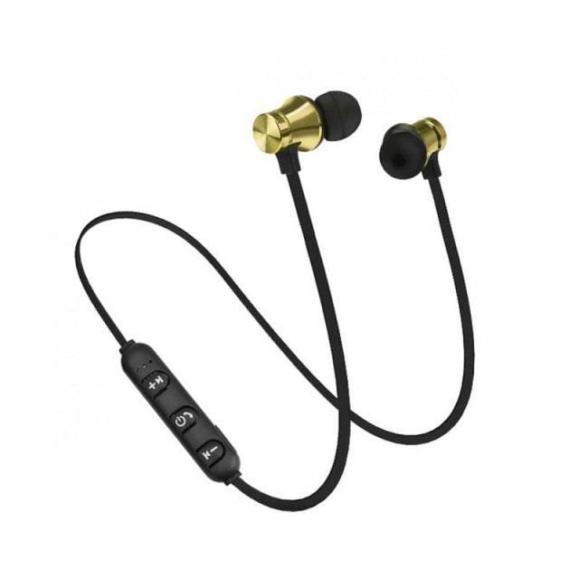 Magnetic Bluetooth Earphones For Running XT11 Earphones Sports Wireless Bluetooth Earphones - Mubimart