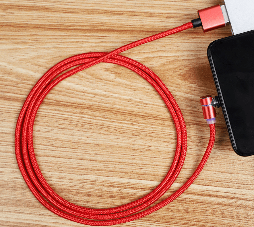 Magnetic Cable LED Magnet Charger Cable USB Cable & USB Type-C USB C - Mubimart