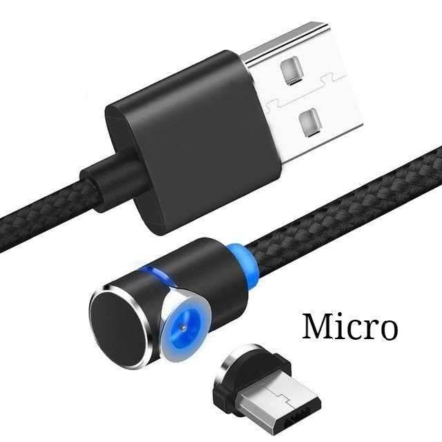 Magnetic Cable LED Magnet Charger Cable USB Cable & USB Type-C USB C - Mubimart