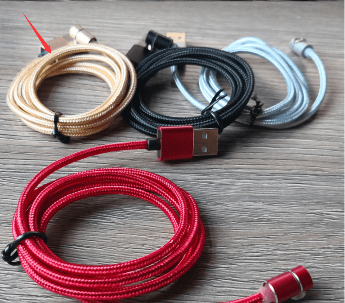 Magnetic Cable LED Magnet Charger Cable USB Cable & USB Type-C USB C - Mubimart