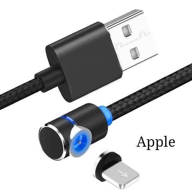 Magnetic Cable LED Magnet Charger Cable USB Cable & USB Type-C USB C - Mubimart
