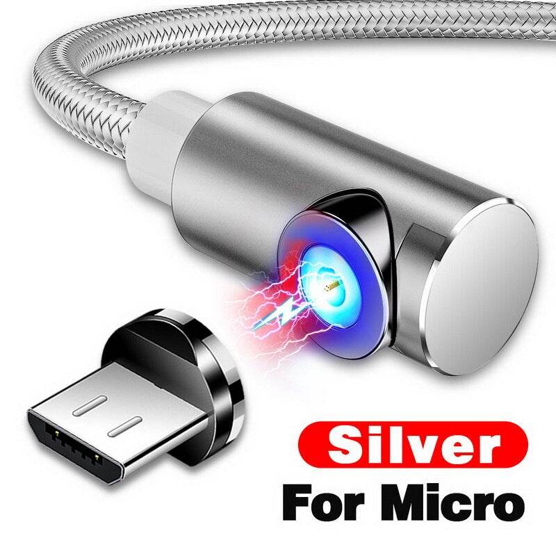 Magnetic Cable Micro USB Type C Charger - Mubimart
