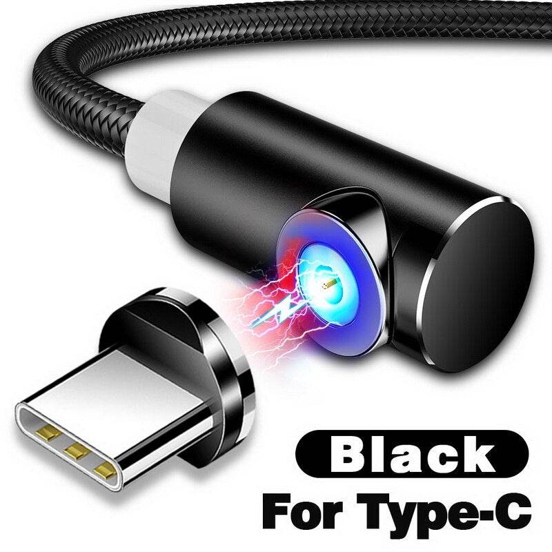Magnetic Cable Micro USB Type C Charger - Mubimart