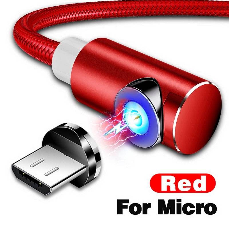 Magnetic Cable Micro USB Type C Charger - Mubimart