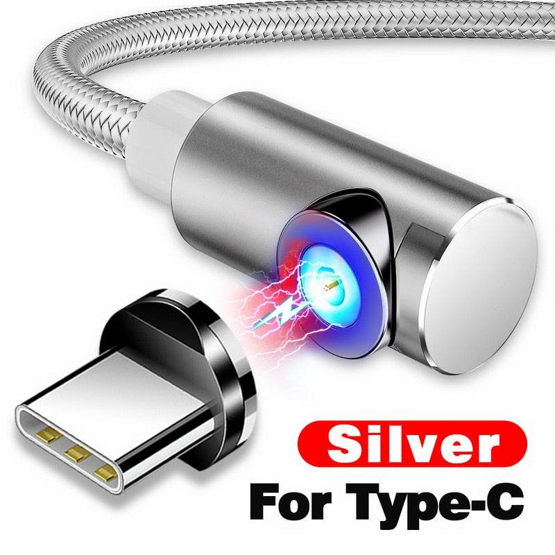 Magnetic Cable Micro USB Type C Charger - Mubimart