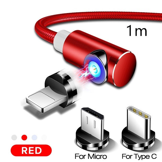 Magnetic Cable Micro USB Type C Charger - Mubimart -  