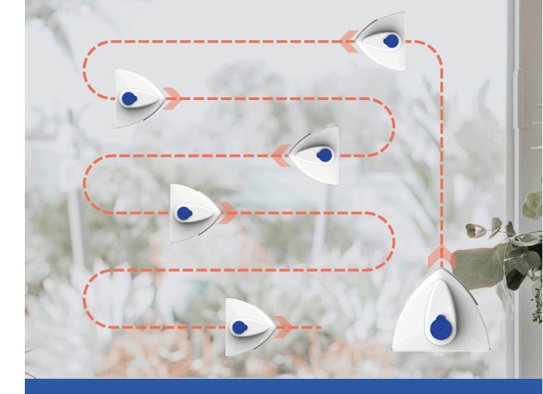 Magnetic Glass Window Cleaning Tool Automatic Water Discharge Double-layer Wiper Household Special Window Cleaner - Mubimart