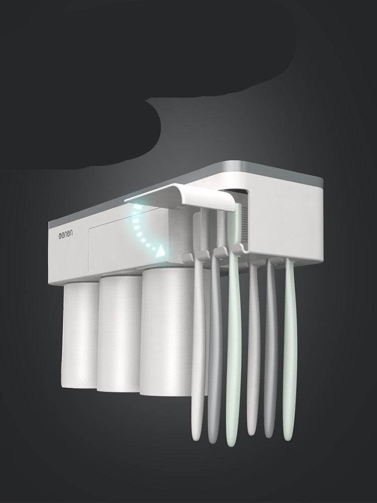 Magnetic Toothbrush Holder And Mouthwash Toothbrush Cup Set - Mubimart
