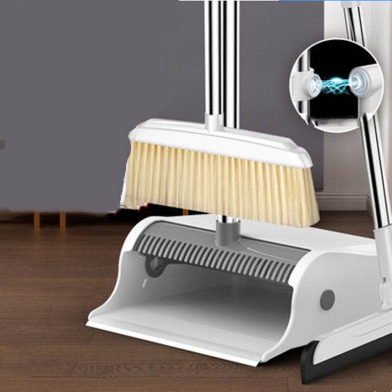 Magnetic broom and dustpan set - Mubimart