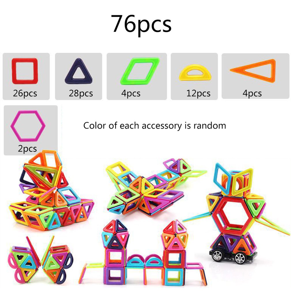 Magnetic building block toys - Mubimart -  