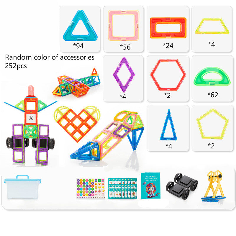 Magnetic building block toys - Mubimart -  