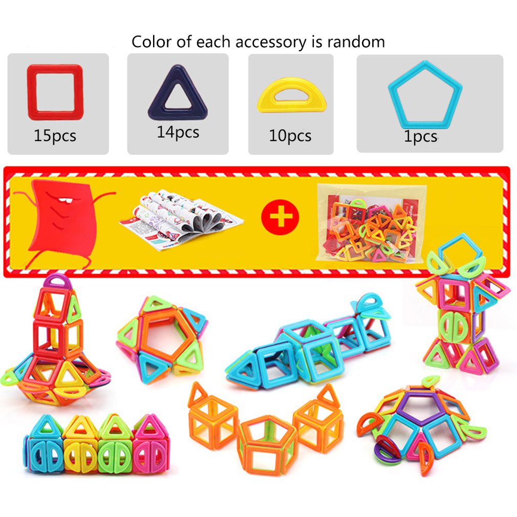 Magnetic building block toys - Mubimart -  