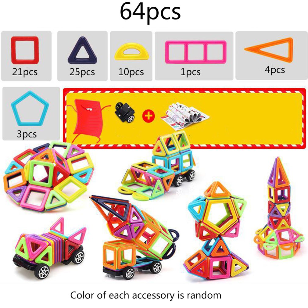 Magnetic building block toys - Mubimart -  