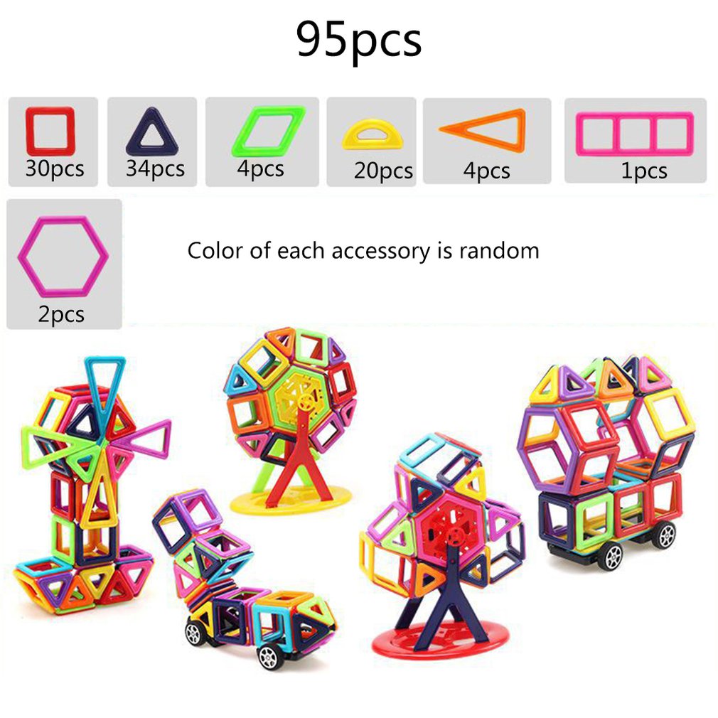 Magnetic building block toys - Mubimart -  