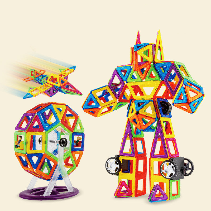 Magnetic piece building block set - Mubimart -  