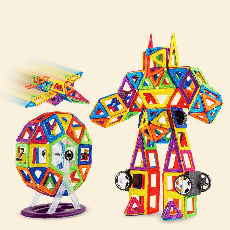 Magnetic piece building block set - Mubimart