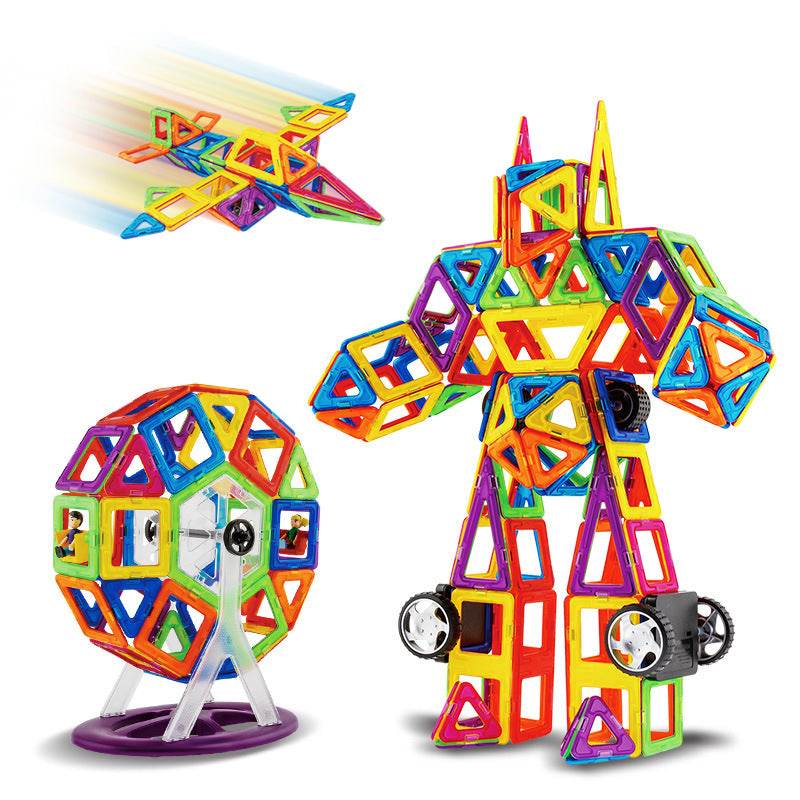 Magnetic piece building block set - Mubimart