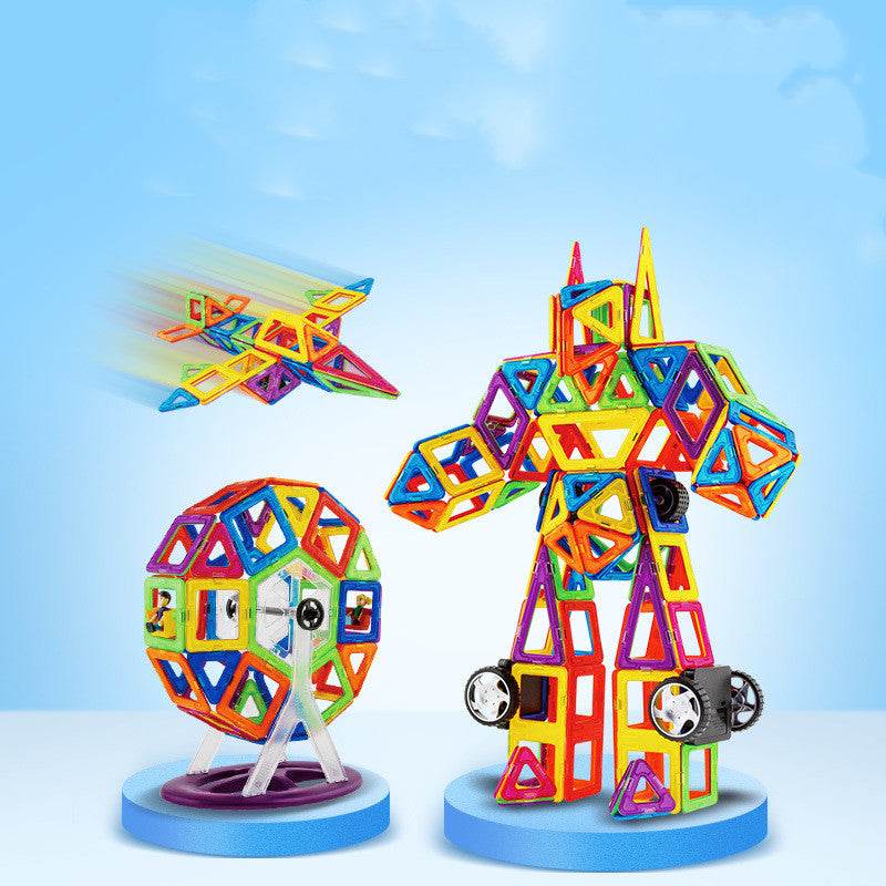 Magnetic piece building block set - Mubimart