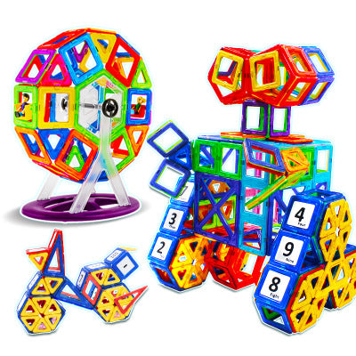 Magnetic piece building block set - Mubimart - Building Blocks 