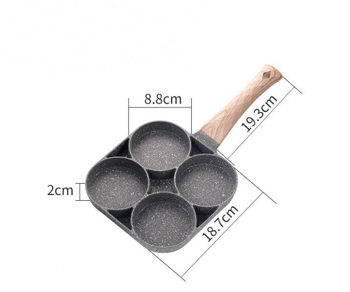 Maifan stone deep fried egg pan - Mubimart