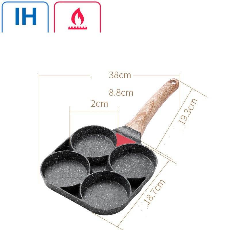 Maifan stone deep fried egg pan - Mubimart