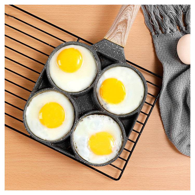 Maifan stone four-hole omelette pan - Mubimart