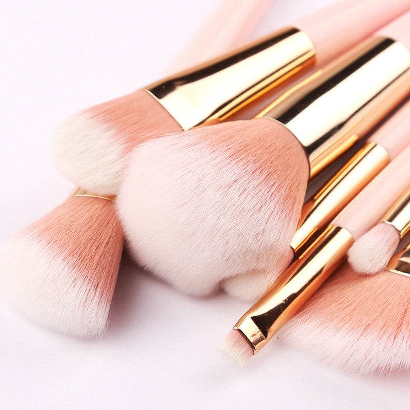 Makeup Brush Set 12 Tip Tail Handle Makeup Brush Set - Mubimart