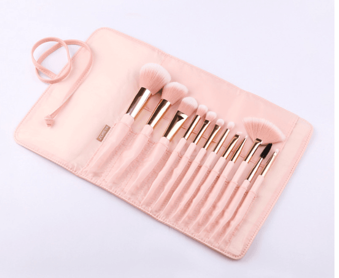 Makeup Brush Set 12 Tip Tail Handle Makeup Brush Set - Mubimart