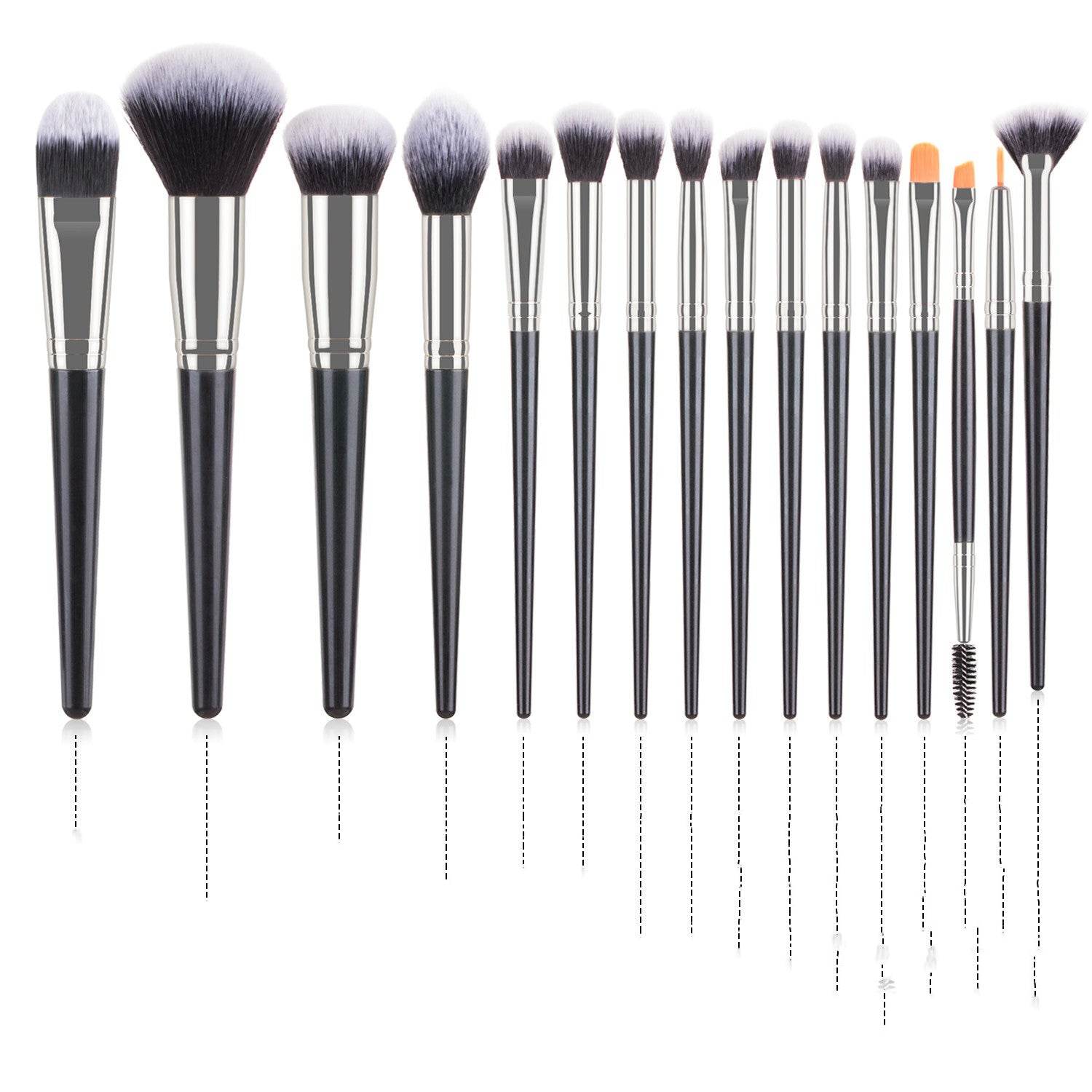 Makeup, Foundation Brush, Eye Brush, Full Set Of Makeup Tools - Mubimart