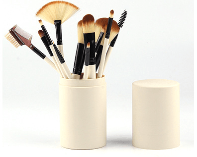 Makeup brush set 12 makeup brushes - Mubimart
