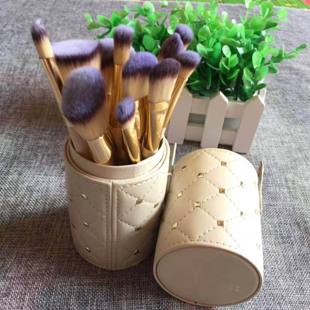 Makeup brush set 12 makeup buckets - Mubimart