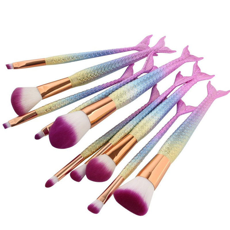 Makeup fishtail brush - Mubimart -  