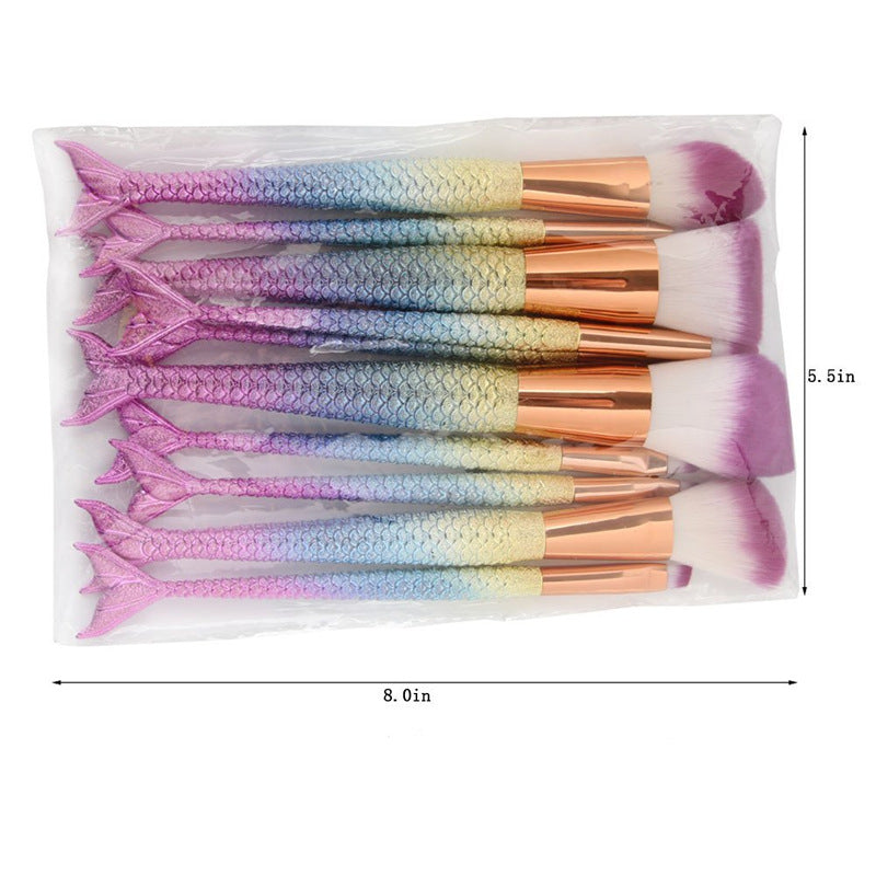 Makeup fishtail brush - Mubimart -  