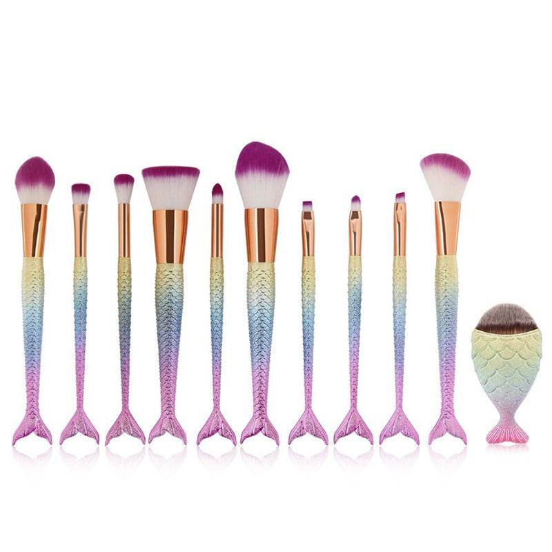 Makeup fishtail brush - Mubimart