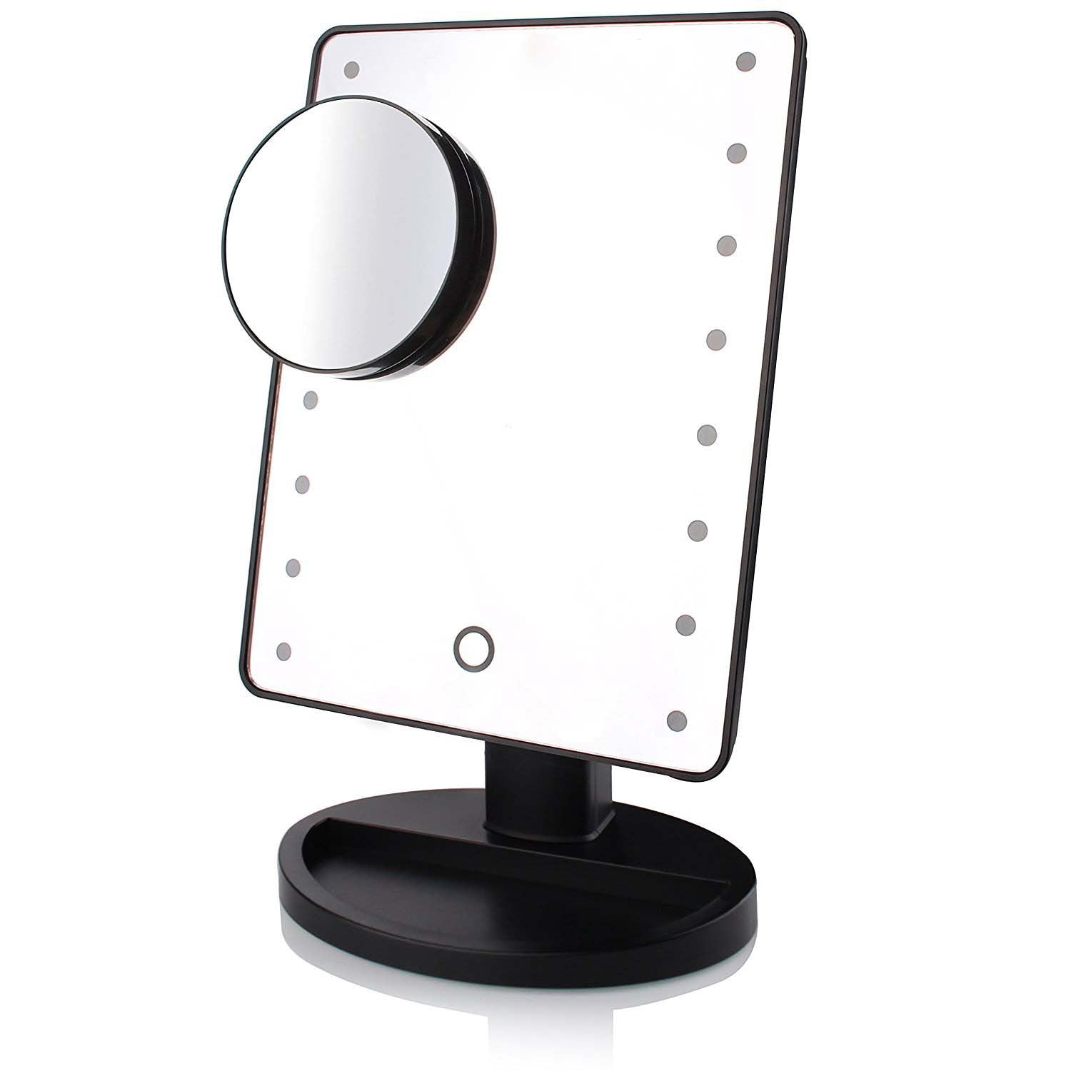 Makeup mirror with lamp desktop mirror - Mubimart -  