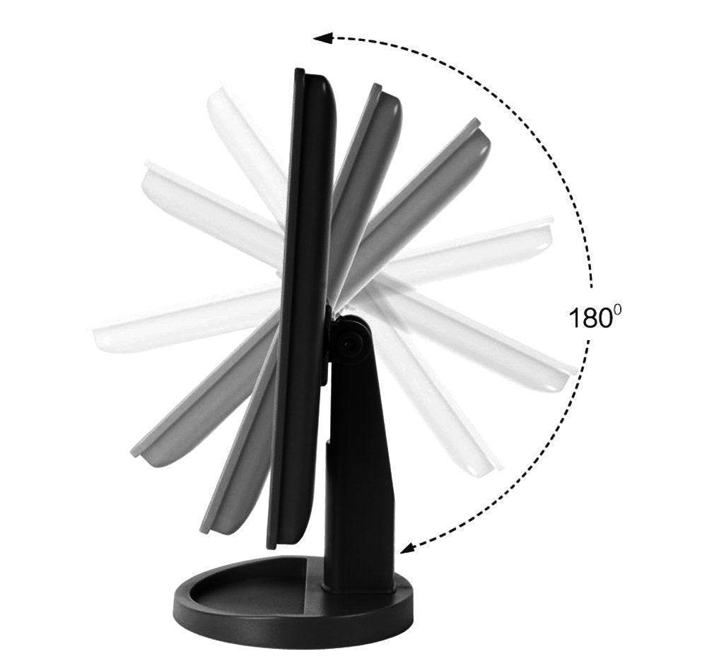 Makeup mirror with lamp desktop mirror - Mubimart