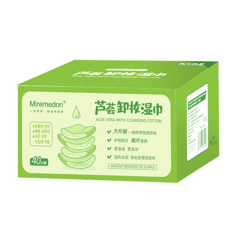 Makeup remover wipes facial tissues - Mubimart