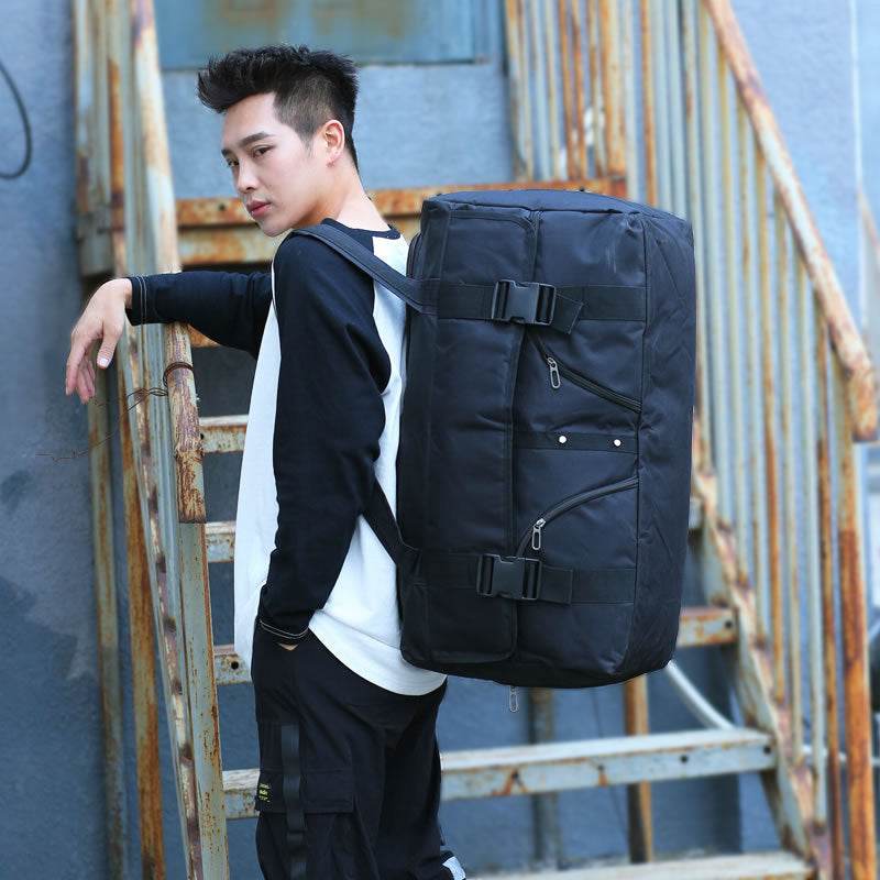 Male Student Duffel Bag Luggage Bag Checked Bag Moving Bag Travel Bag - Mubimart