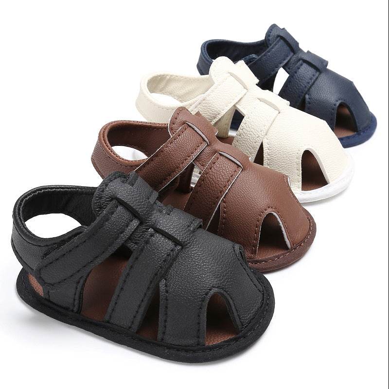 Male baby 0-1 years old foot sandals baby toddler shoes - Mubimart