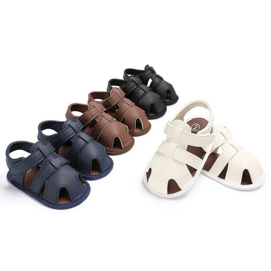 Male baby 0-1 years old foot sandals baby toddler shoes - Mubimart