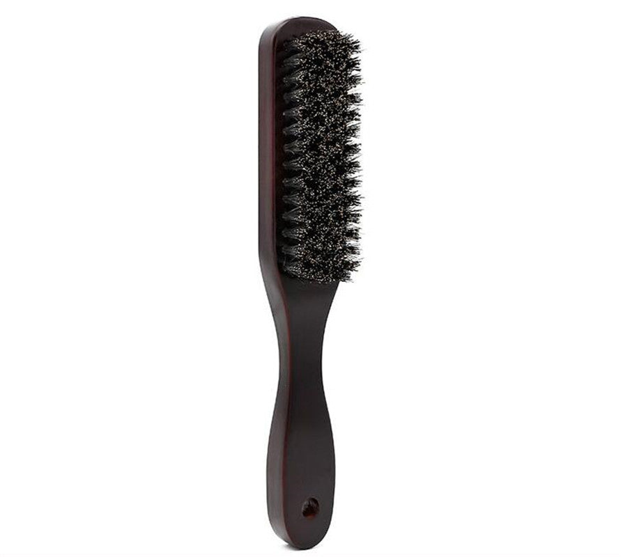 Man Beard Brush Beard Cleaning Brush Pig Bristle Beard - Mubimart -  