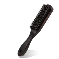 Man Beard Brush Beard Cleaning Brush Pig Bristle Beard - Mubimart - Beard Brush 