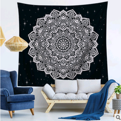 Mandala tapestry wall hanging beach towel blanket - Mubimart -  