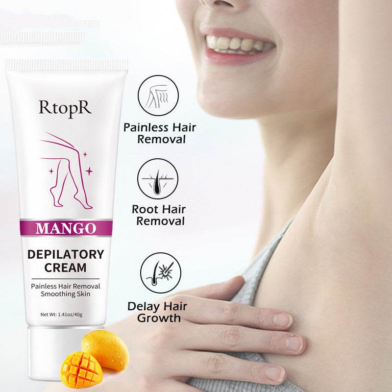 Mango Men's And Women's Hair Removal Cream Whitening Legs And Armpits - Mubimart